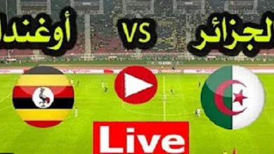مباراة الجزائر واوغندا بث مباشر